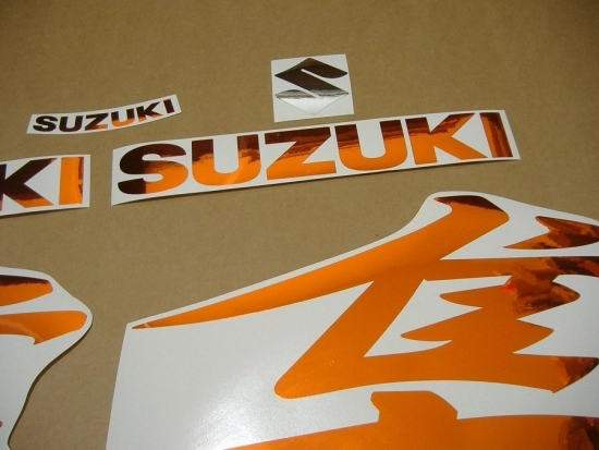 Suzuki Hayabusa 2008-2019 - Chrome-Orange - Custom-Sticker-Decals