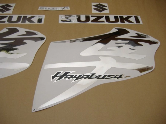 Restauration Aufkleber-Set für Suzuki Hayabusa 2008-2019 in Chrome