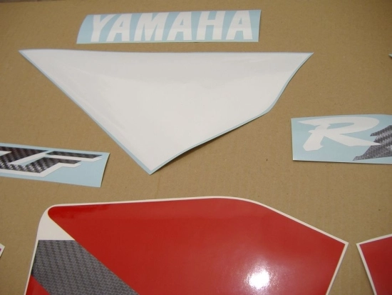 Restoration Sticker for Yamaha YZF-R1 2000 in Red