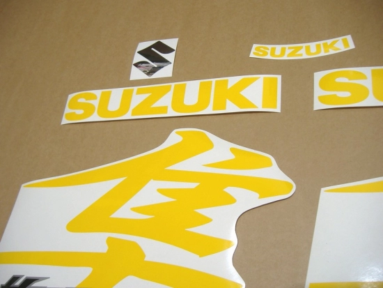 Suzuki Hayabusa 2008-2019 - Gelb - Custom-Aufkleber-Dekor