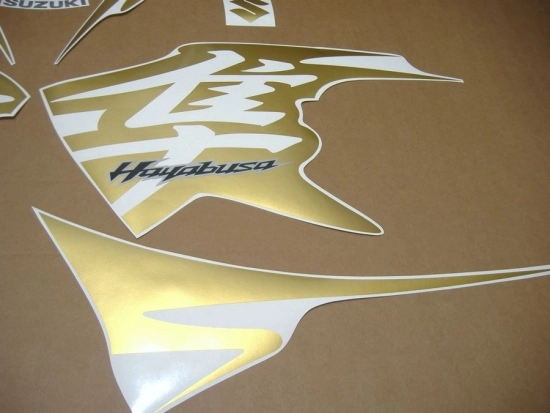 Suzuki Hayabusa GSX-1300R 2010-2011 - Gold - Custom-Sticker-Decals