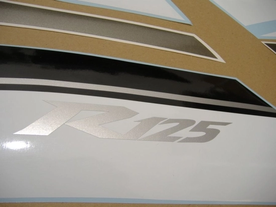 Yamaha YZF-R125 2009 - Blau EU - Aufkleber-Dekor