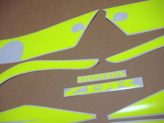 Honda CBR 1000RR 2008-2011 - Neon-Yellow - Custom-Sticker-Decals
