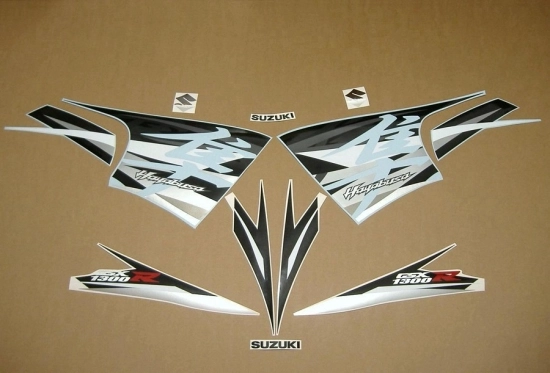 Suzuki Hayabusa 2012 - Burgunder - Aufkleber-Dekor