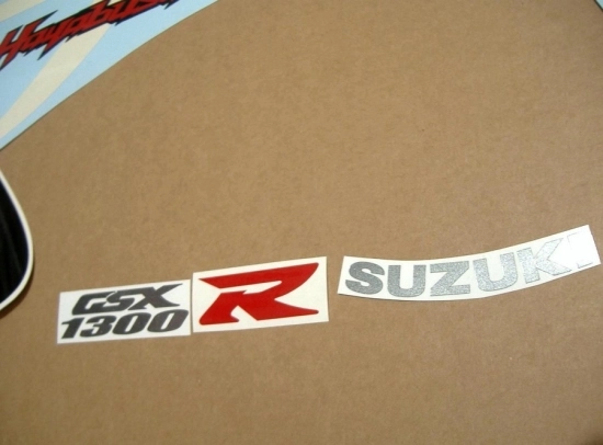 Suzuki Hayabusa 2013 - Schwarz - Aufkleber-Dekor