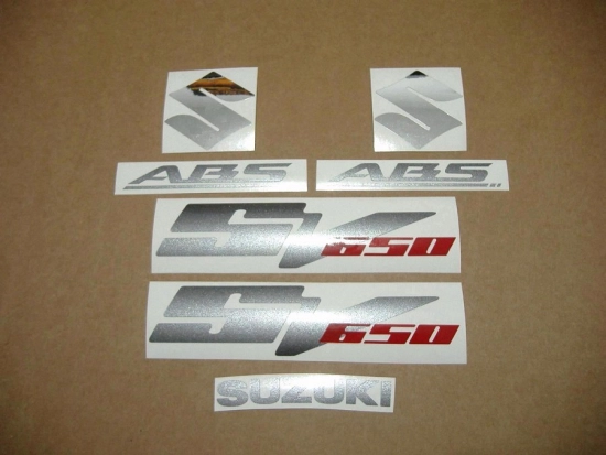Restoration Sticker for Suzuki SV 650 2007 in Titangrau