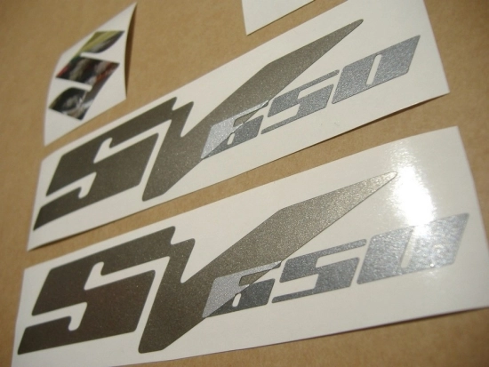 Suzuki SV 650 2008 - Darkblue - Sticker-Decals