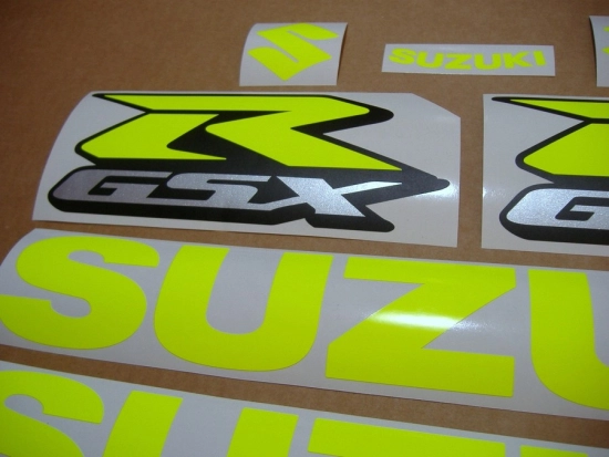 Suzuki GSX-R 750 Universal - Neon-Yellow - Custom-Sticker-Decals