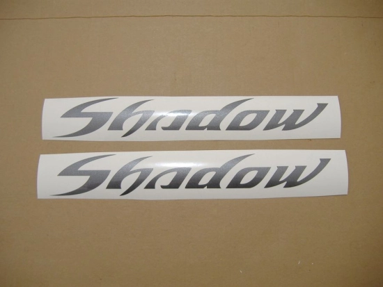 Honda Shadow with Pearlgrey Motorcycle Decals