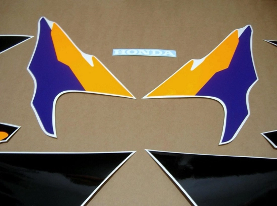 Honda CBR 919RR 1996 - Grey/Orange/White - Sticker-Decals