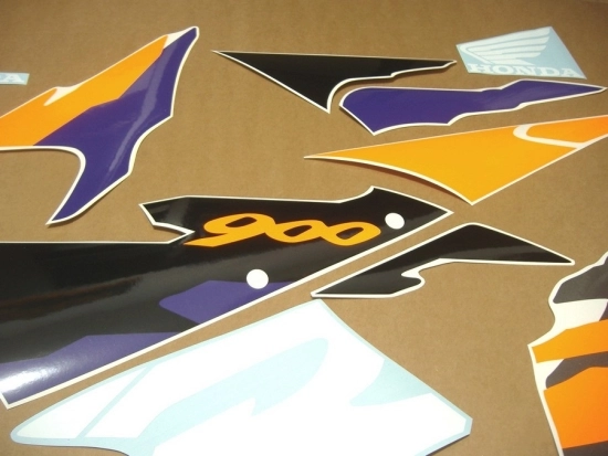 Honda CBR 919RR 1996 - Grey/Orange/White - Sticker-Decals