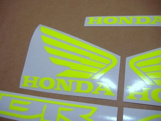 Restoration Sticker for Honda CBR 250R in Neon-Yellow