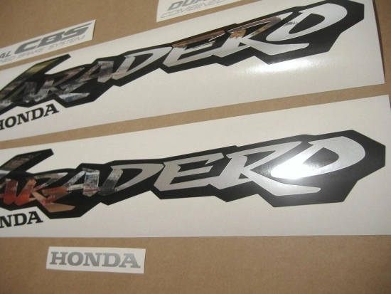 Honda XL 1000V Varadero 2000 with Red/Silver Replica Decal