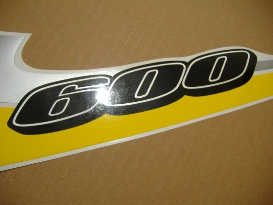 Suzuki GSX-R 600 2000 - Yellow/Black - Sticker-Decals