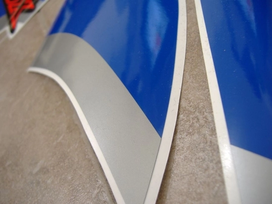 Suzuki GSX-R 600 1999 - Weiß/Blau - Aufkleber-Dekor