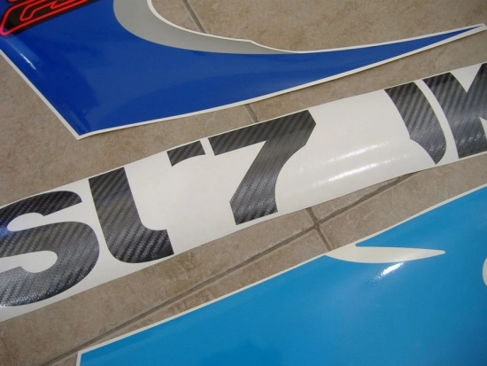 Suzuki GSX-R 600 1999 - Weiß/Blau - Aufkleber-Dekor