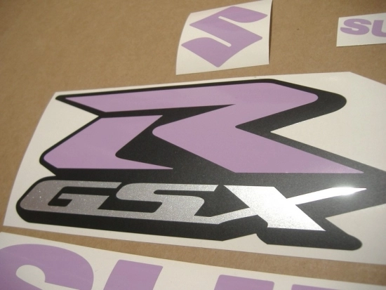 Suzuki GSX-R 750 Universal - Violett - Custom-Aufkleber-Dekor