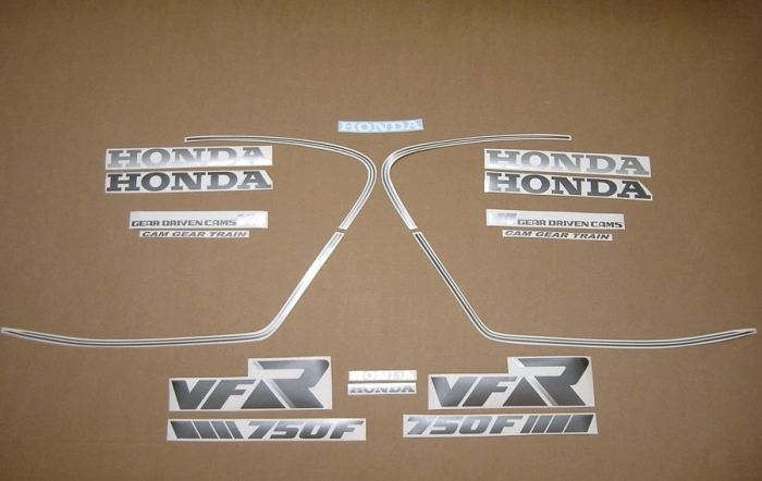 Restoration Sticker for Honda VFR 750 1988 in Darkblue