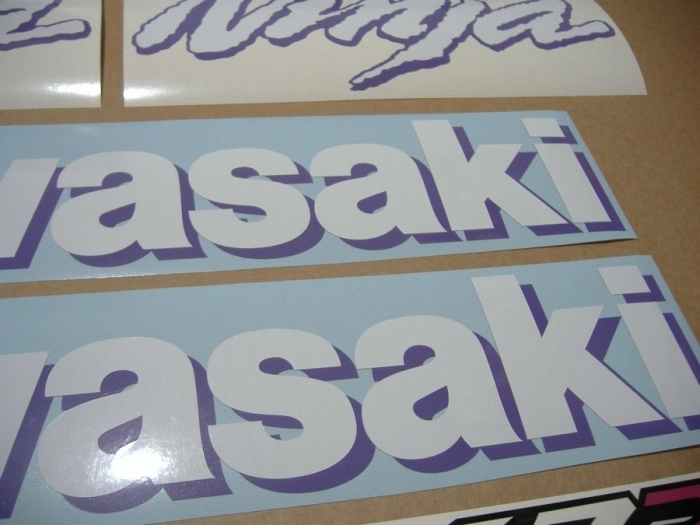 Kawasaki ZX-7R 1998 - Red - Sticker-Decals