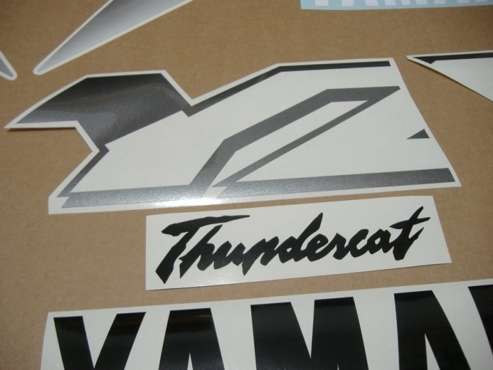 Yamaha YZF-600R 2000 - Black/Silver/Gold - Sticker-Decals