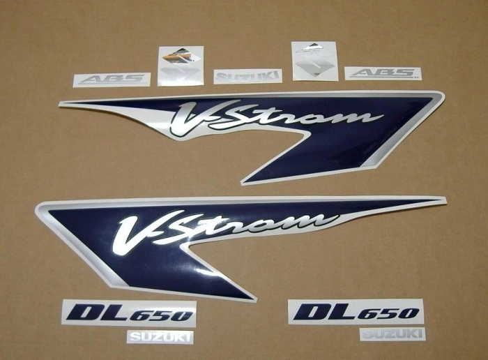 Restoration Sticker for Suzuki DL650 V-STROM 2007 in Blue