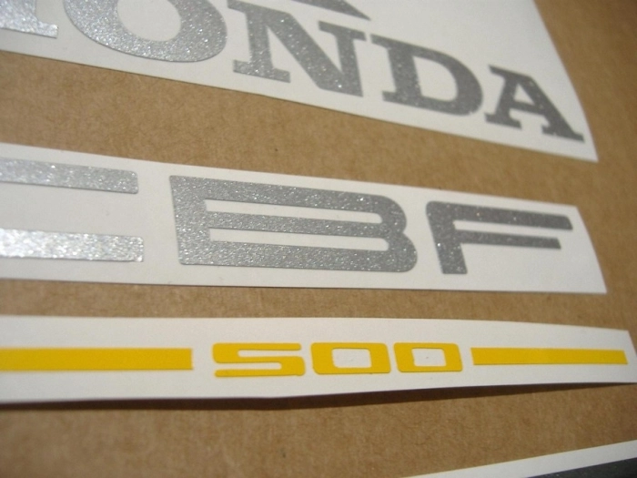 Honda CBF 500 2004 with Blue Replica Decal