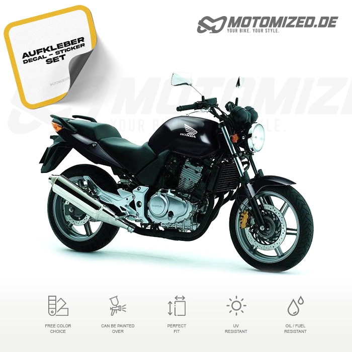 Honda CBF 600N 2005 in schwarz mit Aufkleber-Dekor