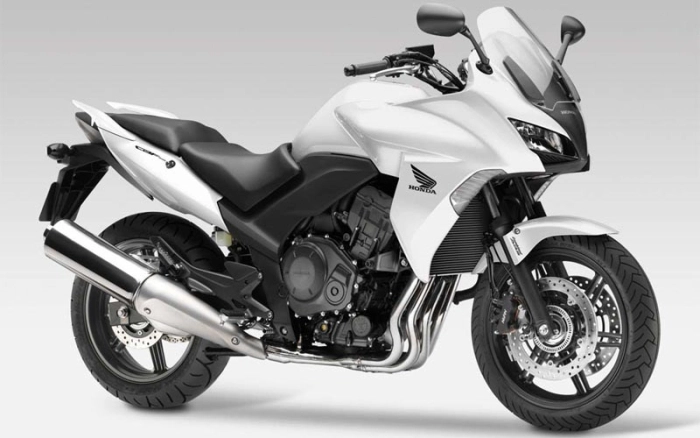 Honda CBF 1000 2010 with White Motorcycle Decals