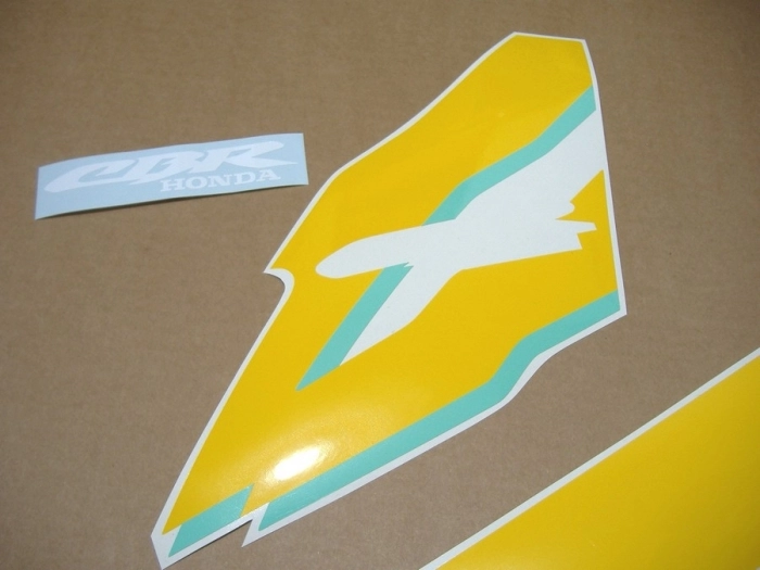 Honda CBR 600 F3 1997 - Purple/Yellow - Sticker-Decals