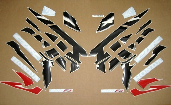 Restoration Sticker for Honda CBR 600 F3 1997 in Red/Black