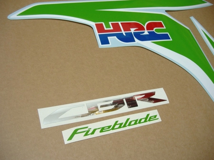 Honda CBR 1000RR 2008-2011 mit Lime-Grün/Weiß Motorrad Dekor