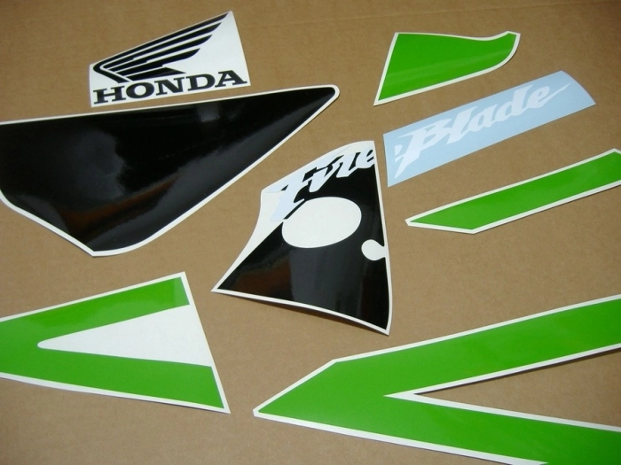 Honda CBR 954RR - Lime-Grün - Custom-Aufkleber-Dekor