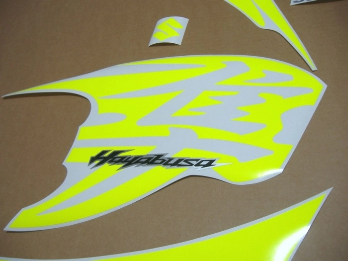Replica Dekor für Suzuki Hayabusa GSX-1300R 2010-2011 in Neon-Gelb