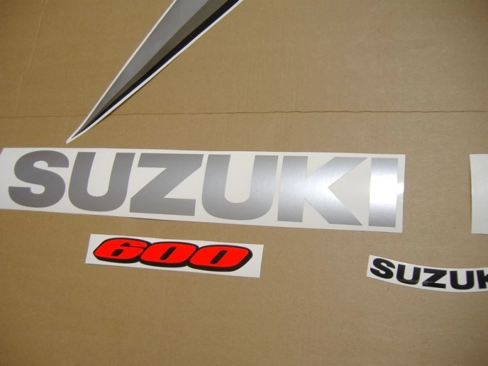 Suzuki GSX-R 600 2006 - Weiß/Silber - Aufkleber-Dekor