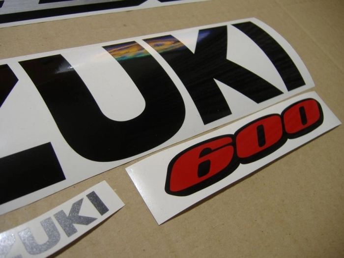 Suzuki GSX-R 600 2007 - Black - Sticker-Decals