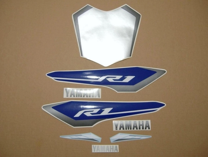 Restoration Sticker for Yamaha YZF-R1 2015 in Blue/Silver