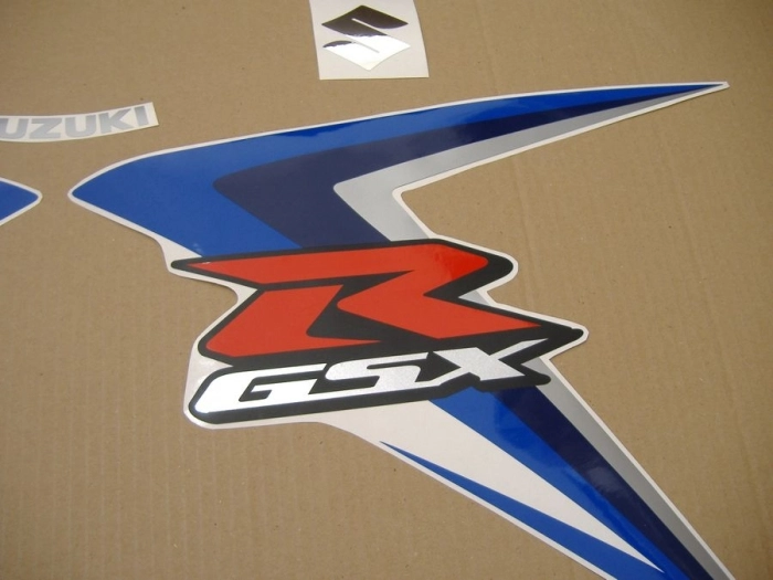 Restoration Sticker for Suzuki GSX-R 600 2007 in Blue/Black