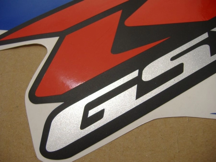 Suzuki GSX-R 600 2007 - Blue/Black - Sticker-Decals