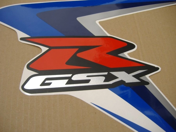 Suzuki GSX-R 600 2007 - Blue/Black - Sticker-Decals