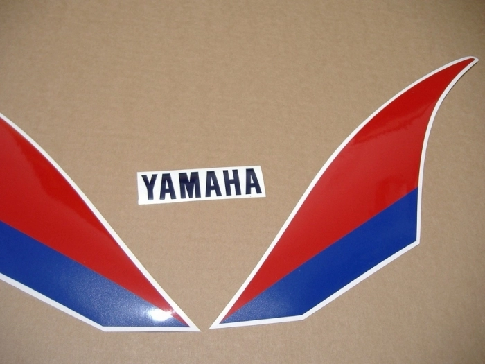 Restauration Aufkleber-Set für Yamaha FZR 1000 1989 in Weiß/Rot Restauration Aufkleber-Set für Yamaha FZR 1000 1989 in Weiß/Rot