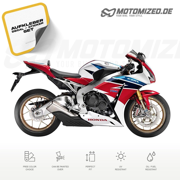 Honda CBR 1000RR 2014 HRC EU Motorcycle Decals