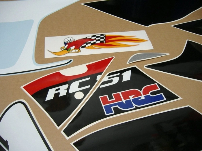 Honda RVT 1000R 2004 - Nicky Hayden Edition - Sticker-Decals