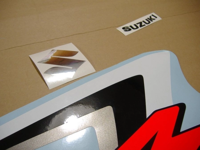 Restoration Sticker for Suzuki GSX-R 600 2007 in Red/White