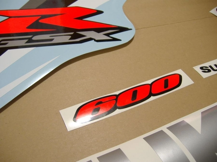 Suzuki GSX-R 600 2007 - Red/White - Sticker-Decals