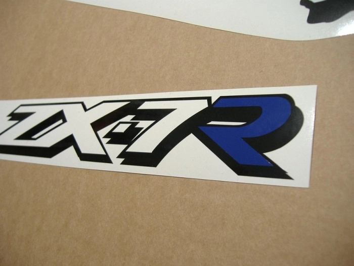 Kawasaki ZX-7R 2000 - Red - Sticker-Decals