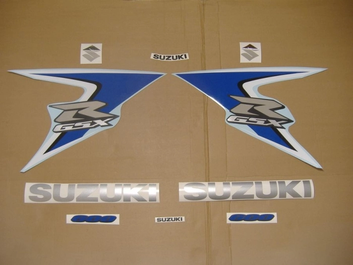 Suzuki GSX-R 600 2008 - White - Sticker-Decals