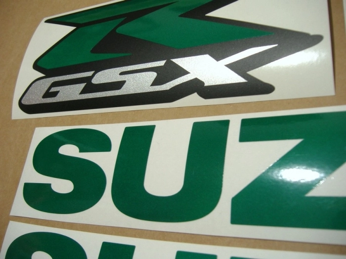Restoration Sticker for Suzuki GSX-R 1000 in Reflective Green