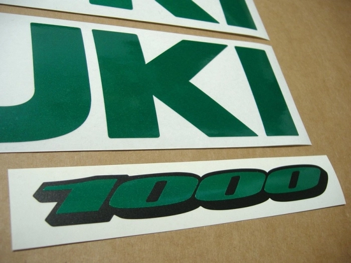 Suzuki GSX-R 1000 - Reflective Green - Custom-Sticker-Decals