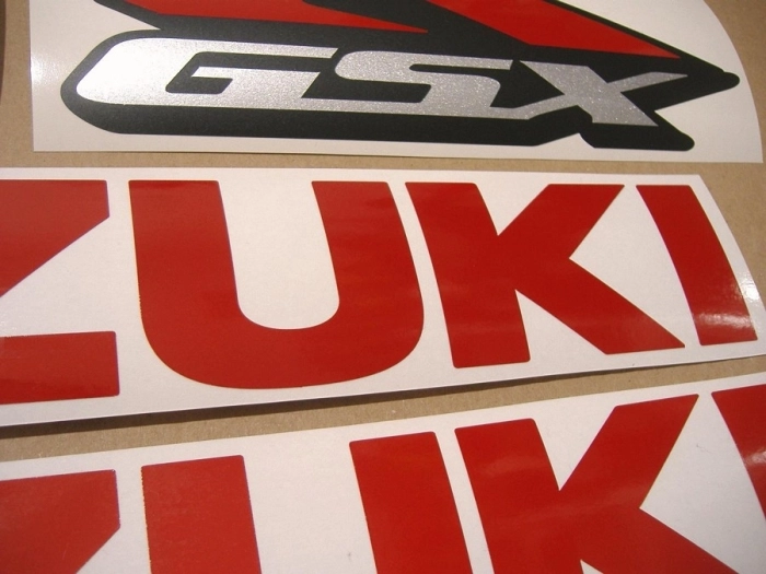 Replica Dekor für Suzuki GSX-R 750 in Reflektierend Rot