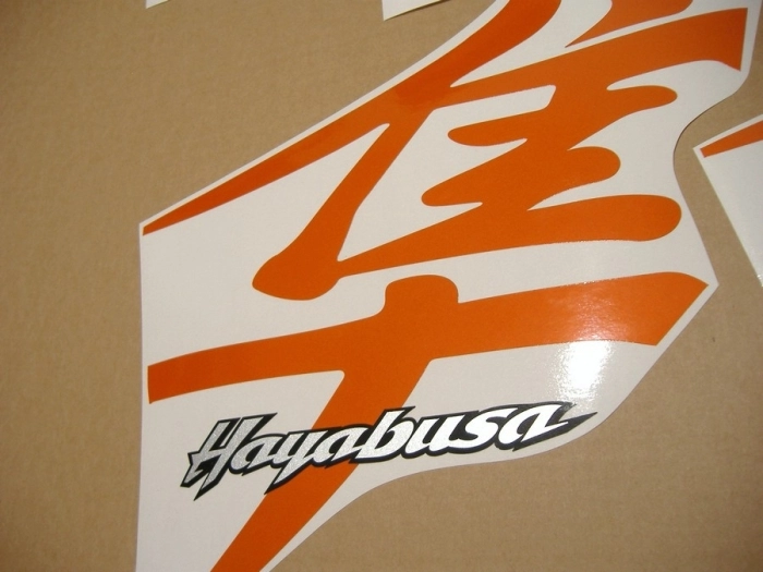 Restoration Sticker for Suzuki Hayabusa 1999-2007 in Reflective Orange
